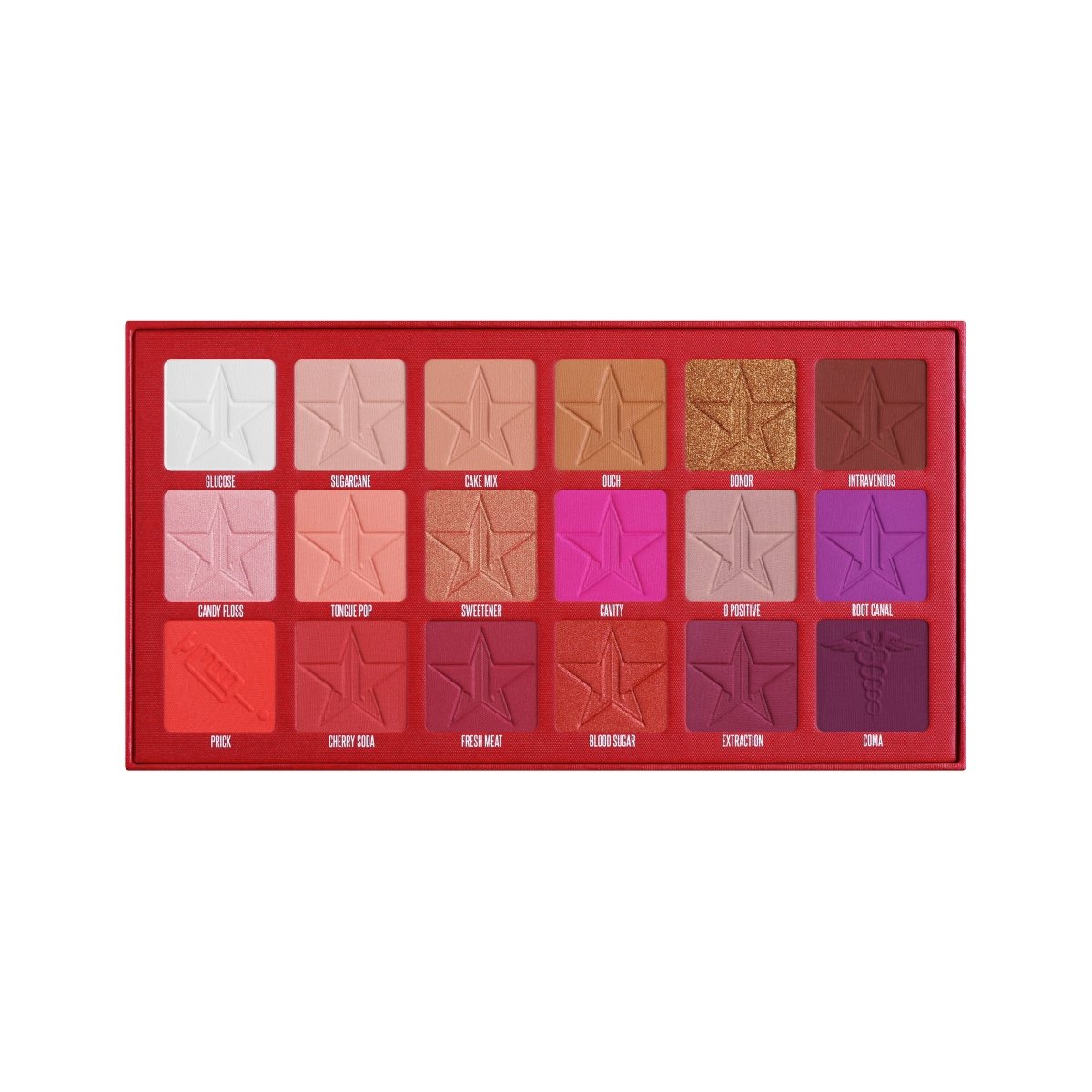 Paleta de sombras Blood Sugar - Jeffree Star Cosmetics - Cryvel